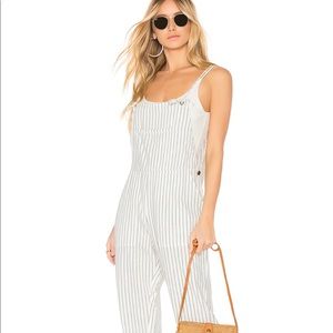 Overall Feeling Good Jumpsuit in Casa Blanca